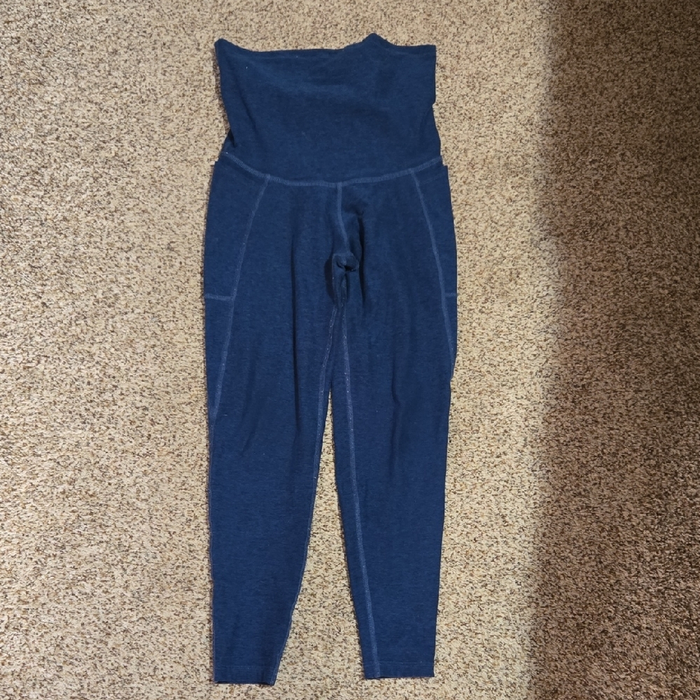 Beyond the Bump Navy Leggings